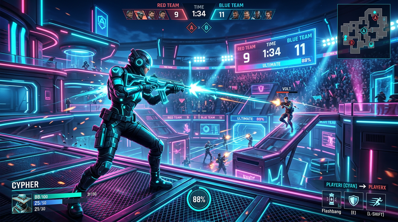 Aether Strike competitive gameplay screenshot